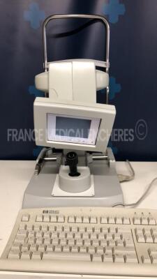 Zeiss Keratometer IOL Master S/W 4.08.0002 -screen holder to be changed - some parts of the equipment are broken - options general view (OVR) - axial length measurement (ALM) - cornea radius curve measurement (KER) - anterior chamber measurement (ACD