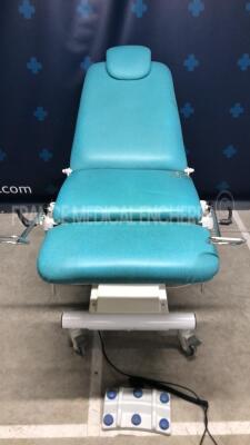 Dewert Urology/Gynecology electric Chair Megamat MCZ w/ Footswitch - no power