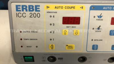 Erbe Electrosurgical Unit ICC 200 EA w/ Erbe Footswitch - no power - 4