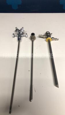 Lot of Wolf Urological Cysto Albarran Deflecting Bridge Cystoscope 8650.20 and Olympus Urological Visual Obturator A22041A and Storz Resectoscope Sheath 26050SL to be repaired