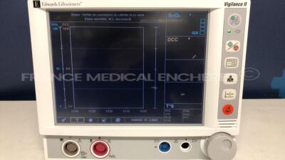 Edwards Patient Monitor Vigilance II - YOM 2012 - S/W 00.80 - no power cable (Powers up) - 4