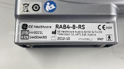 GE Ultrasound Voluson S8 - YOM 2013 - BT 12 - Options 3D/4D expert - advanced VCI - sonoAVC- sonoNT - DICOM- RIC5-9W-RS probe YOM 12/2012 - RAB46-8-RS probe YOM 10/2012 - Sony digital graphic printer UP-D897 (Powers up) - 17