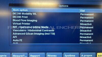 GE Ultrasound Vivid S6 - YOM 12/2009- S/W BT 10 - Options ATO/ASO - TM Anatomic - tissue velocity imaging & tissue tracking - logiq view - TEE - Qanalysis - advanced Qscan imaging - smart stress - echo - DICOM -IMT - AUTO FE - 9L-RS YOM 2010 - 4C-RS YOM - 10