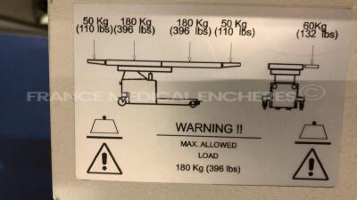 Technix Angiography Table TLX - YOM 2008 - tested and functional - w/ remote control and footswitch (Powers up) - 7