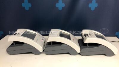 Lot of 3 Siemens Urine Analysers Clinitek Status - YOM 2018 - S/W 2.500.002 and 2.620.001 and 2.200.007 (All power up) - 2