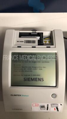 Lot of 3 Siemens Urine Analysers Clinitek Status - YOM 2018 - S/W 2.500.002 and 2.620.001 and 2.200.007 (All power up) - 6