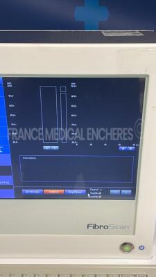 Echosens Fibroscanner FibroScan 502 - YOM 2007 w/ Echosens Probe XL plus - YOM 2012 and Echosens Probe M plus - YOM 2020 and keyboard (Powers up) - 5