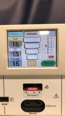 Covidien Electrosurgical Unit Force Triad - YOM 01/2011 - S/W 4.00 - Error REM (Powers up) - 5