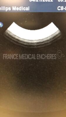 Philips Ultrasxound IU22 - YOM 11/2006 - S/W 6.3.7.745 - full options (see picture) w/ L12-5 probe - C5-2 probe - C8-4V probe - C8-5 probe - L17-5 probe (Powers up) - 25