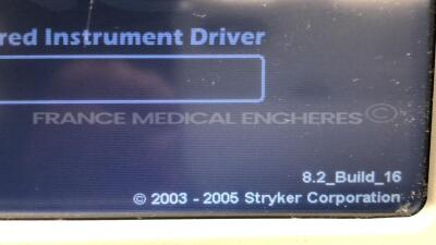 Stryker Powered Instrument Driver Core 5400-050-000 - S/W 8.2 (Powers up) - 6