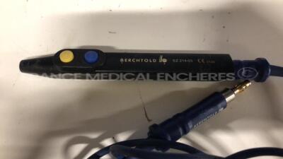 Lot of 2 Berchtold Bipolar Electrosurgical Pencils EZ214-03 - 2