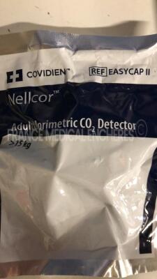 Lot of 10 Covidien Nellcor Adult Colorimetric CO2 Detectors Easy Cap II - 2