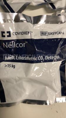 Lot of 10 Covidien Nellcor Adult Colorimetric CO2 Detectors Easy Cap II - 3