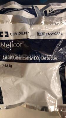 Lot of 10 Covidien Nellcor Adult Colorimetric CO2 Detectors Easy Cap II - 2