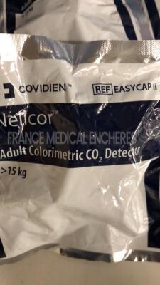 Lot of 10 Covidien Nellcor Adult Colorimetric CO2 Detectors Easy Cap II - 2