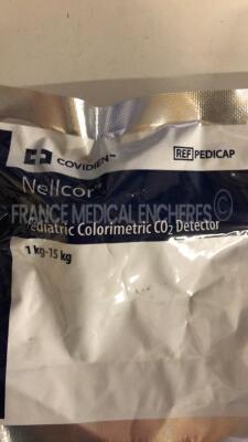 Lot of 10 Covidien Nellcor Adult Colorimetric CO2 Detectors Pedicap - 2