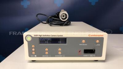 Smith and Nephew High Definition Camera Control Unit 560P - YOM 2009 - w/ Camera Head 560H - YOM 02/2014 tested and functional