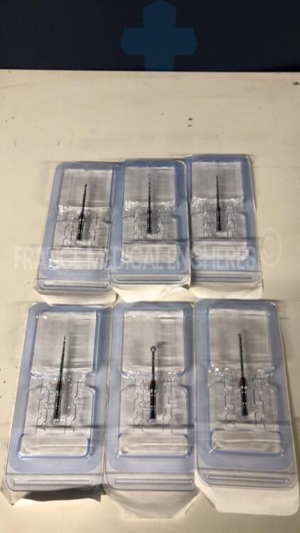 Lot of 6 Conmed Osteon Burs 5056163/5056162/5056147/5056149/5056140/5056159