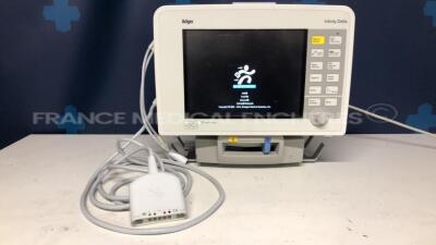 Drager Patient Monitor Infinity Delta - YOM 05/2017 - S/W VF9-1.W -w/ Drager docking station Infinity YOM 2011 - ETCO2 module YOM 2006 - no power supply (Powers up)