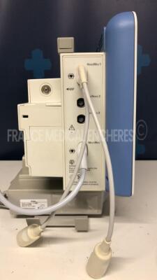 Drager Patient Monitor Infinity Delta XL - YOM 2005 - S/W VF9-1.W -w/ Drager docking station Infinity YOM 2011 - ETCO2 module YOM 2002 - no power supply (Powers up) - 3