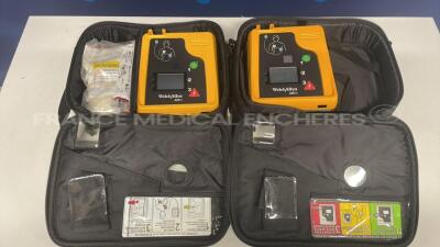 Lot of 2 Welch Allyn Defibrilators AED10 untested because of the missing battery charger