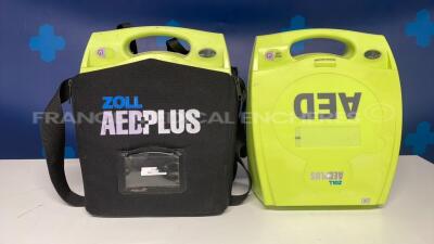 Lot of 2 Zoll Defibrillators AED plus (Both power up)