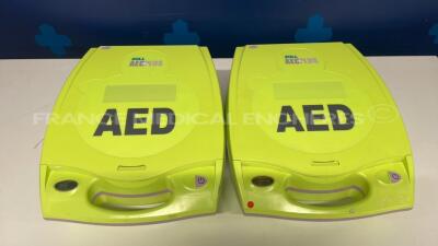 Lot of 2 Zoll Defibrillators AED plus (Both power up)