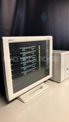 Spacelabs Patient Monitor Ultraview SL - S/W 2.03.11 w/ Spacelabs central unit Ultraview SL3800 - no power supplies (Powers up) - 3