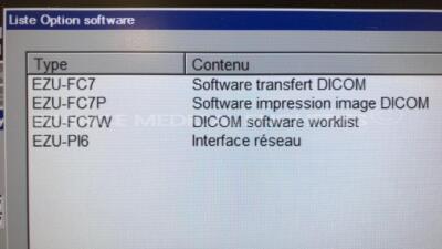 Hitachi Ultrasound EUB-5500 - YOM 2008 - S/W V06-04A - Options Software transfert DICOM - Software print image DICOM - DICOM software worklist - network interface w/ Hitachi Probe EUP-L54MA and Hitachi Probe EUP-C514 and Mitsubishi Printer P93 and Footswi - 7