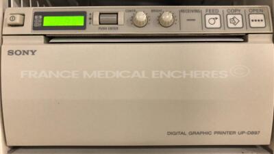 GE Ultrasound Voluson E8 Expert BT10 - YOM 06/2011 - S/W 10.0.2.3095 - Monitor holder to be repaired - Options Advanced 4D - DICOM - SonoNT- Vocal II - Advanced VCI - Advanced STIC - SonoAVC - Expert w/ GE Probe C1-5-D - YOM 05/2011 and GE Probe RIC6-12- - 8