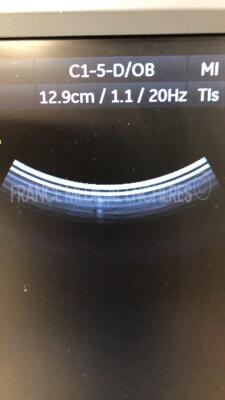 GE Ultrasound Voluson E8 Expert BT10 - YOM 06/2011 - S/W 10.0.2.3095 - Monitor holder to be repaired - Options Advanced 4D - DICOM - SonoNT- Vocal II - Advanced VCI - Advanced STIC - SonoAVC - Expert w/ GE Probe C1-5-D - YOM 05/2011 and GE Probe RIC6-12- - 14