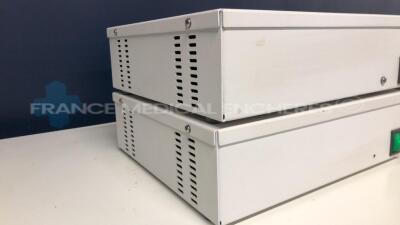 Lot of 2 Viasys Power supplies 230 ISO 500VA 8x ( Both power up) - 2