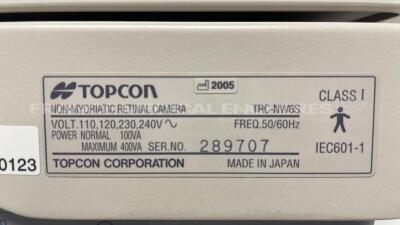 Topcon Non-Mydriatic Retinal Camera TRC-NW6S - YOM 2005 - to be repaired - 7