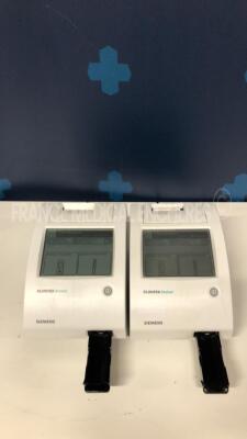 Lot of 2 Siemens Urine Analysers Clinitek Status - S/W 2.000.022 and 2.400.001 - no power supplies (Both power up)