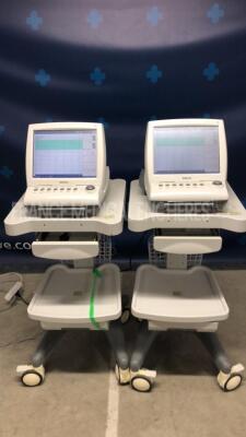 Lot of 2 Edan Fetal Monitors F9 Express - YOM 02/2013 - S/W 2.61 (Both power up)