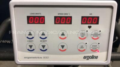 GE Stress Test Case P2 Series - YOM 02/2011 - S/W V6.61 - w/ Ergoline Ergometer ER 800 YOM 04/2006 (Both power up) - 11