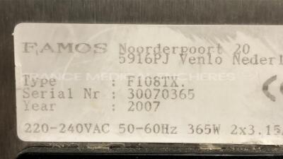 Famos Sealer F108 - S/W V1.24 - no power cable (Powers up) - 6