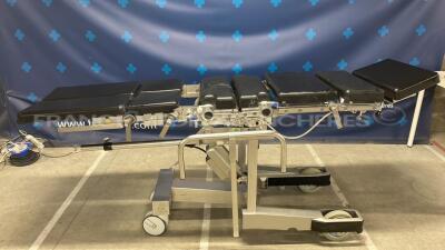 ALM / Maquet Transfer Operating Table 1120.21B w/ ALM / Maquet Fix Stand 1120.00A (untested)