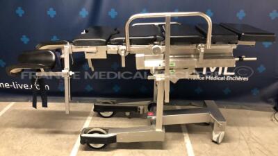 ALM / Maquet Transfer Operating Table 1120.24B w/ Maquet Operating Table Leg rests