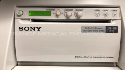 GE Healthcare Voluson P6 BT15 - YOM 2016 - S/W 15.0.5.81 - in excellent condition - checked by the manufacturer - Options 3D/4D Basic - DICOM - Color - IOTA LR2 w/ GE New Probe 4C-RS - YOM 04/2021 and Sony Digital Graphic Printer UP-D898MD - in excellent - 5