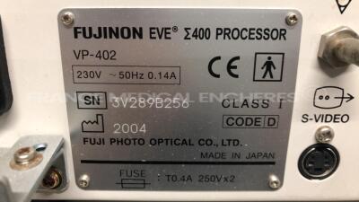 Lot of 2 Fujinon Processors EVE 400 - YOM 2002 / 2004 - no power cables (Both power up) - 8