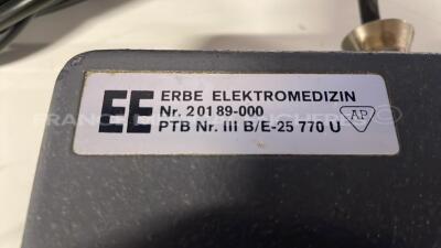 Lot of 2 Erbe Footswitches 20189-000 and 20189-009 - 5