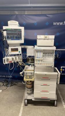 Datex Ohmeda Ventilator Aestiva/5 w/ Philips Gas Module M1026A and Agilent Patient Monitoring CMS - YOM 2012 and Philips Modules PB/CPO2/ECG (Powers up)