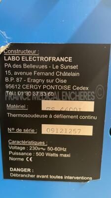 LaboelectroFrance Sealer TS 4400 - tested and functional (Powers up) - 6