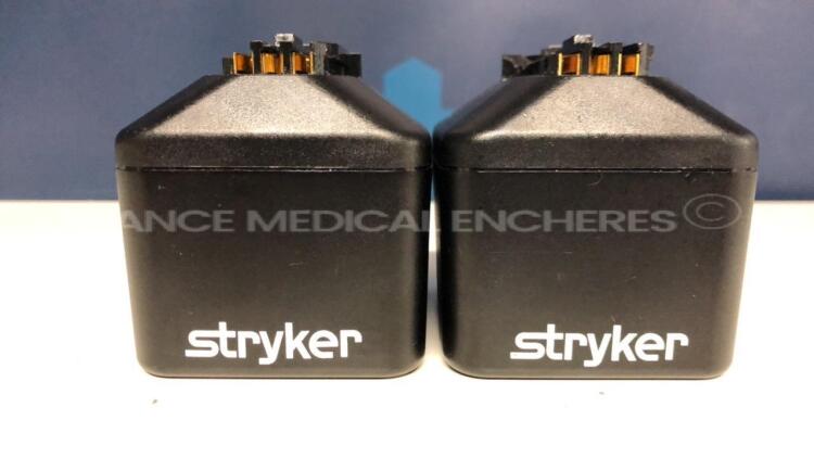 Lot of 2 Stryker Battery Packs Smart Life for Surgical Orthopedic Motor System 7 (All Untested)