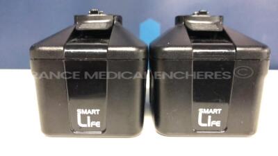 Lot of 2 Stryker Battery Packs Smart Life for Surgical Orthopedic Motor System 7 (All Untested) - 2