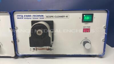 Lot of 3 Endo Technik Scope Cleaners SC-40 - no power cables (All power up) - 2