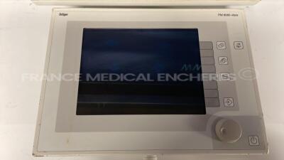 Lot of Drager Patient Monitor PM8060 vitara and Drager Monitor for ventilator Evita 4 untested - 2