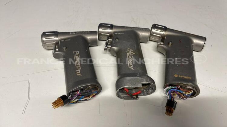 Lot of 3 Conmed/Hall Orthopedic Motors Power Pro - to be repaired