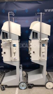 Lot of 2 Fresenius Dialysis MultiFiltrate - YOM 2010 - S/W 5.2 (Both power up) - 3